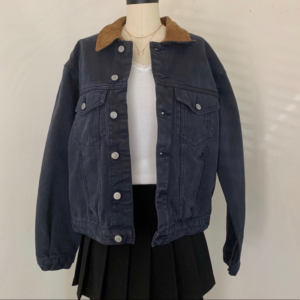 Brandy Melville John galt black denim jacket